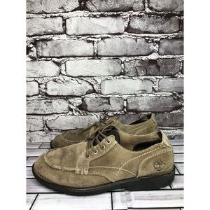 Timberland Earth Keepers Taupe Oxfords Moc Toe Lace Up Shoes Men Sz 8.5M US/42EU
